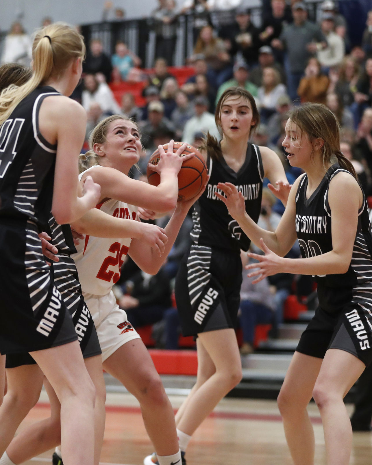 Roy-Winifred girls v Saco-Whitewater-Hinsdale